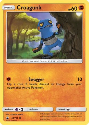 Croagunk (63/131) [SM  Forbidden Light] Normal - Common