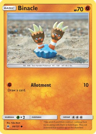 Binacle (066/131) [SM  Forbidden Light] Normal - Common