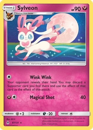 Sylveon (087/131) [SM  Forbidden Light] Normal - Rare