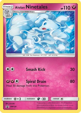 Alolan Ninetales - SM128 (SM128/248) [SM Promos] Holofoil - Promo