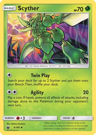 Scyther (4/168) [SM  Celestial Storm] Normal - Uncommon