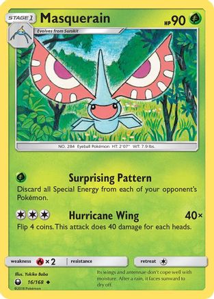Masquerain (16/168) [SM  Celestial Storm] Normal - Uncommon