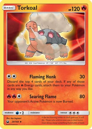 Torkoal (29/168) [SM  Celestial Storm] Normal - Uncommon