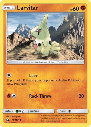 Larvitar (74/168) [SM  Celestial Storm] Normal - Common
