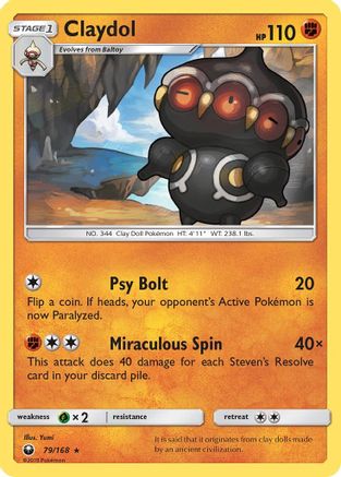 Claydol (79/168) [SM  Celestial Storm] Normal - Rare