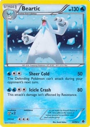 Beartic (Cosmos Holo) (30/98) [Blister Exclusives] Holofoil - Promo