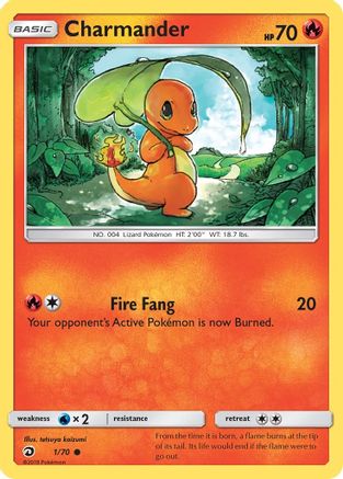 Charmander (001/70) [Dragon Majesty] Normal - Common