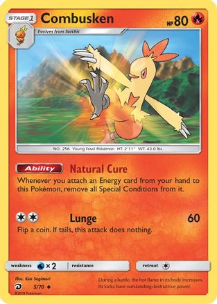 Combusken (5/70) [Dragon Majesty] Normal - Uncommon