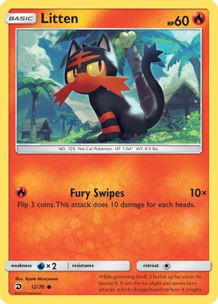 Litten (012/70) [Dragon Majesty] Normal - Common