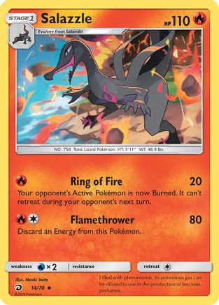 Salazzle (14/70) [Dragon Majesty] Normal - Uncommon