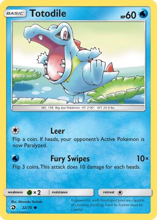Totodile (022/70) [Dragon Majesty] Normal - Common