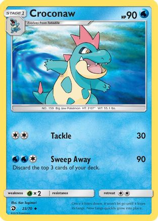 Croconaw (023/70) [Dragon Majesty] Normal - Uncommon