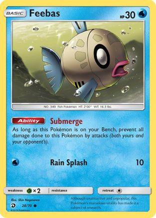 Feebas (028/70) [Dragon Majesty] Normal - Common