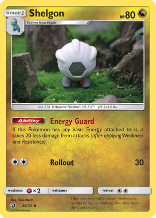 Shelgon (043/70) [Dragon Majesty] Normal - Uncommon