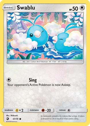 Swablu (057/70) [Dragon Majesty] Normal - Common