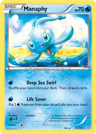 Manaphy (Battle Arena Deck Exclusive) (56/160) [Deck Exclusives] Normal - Rare