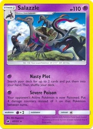 Salazzle (SM Crimson Invasion) (47/111) [Deck Exclusives] Normal - Rare