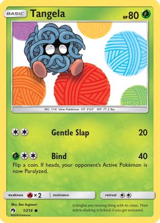 Tangela (001/214) [SM  Lost Thunder] Normal - Common