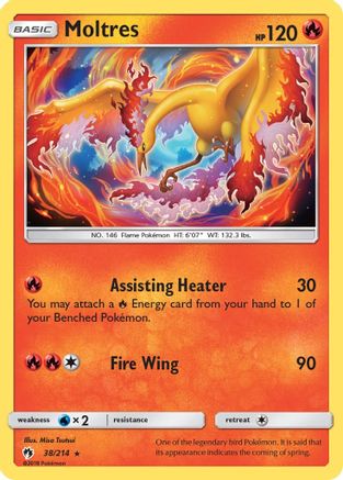 Moltres (038/214) [SM  Lost Thunder] Normal - Rare