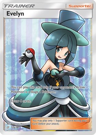 Evelyn (Full Art) (175/181) [SM  Team Up] Holofoil - Ultra Rare