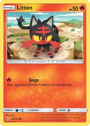 Litten (026/214) [SM  Unbroken Bonds] Normal - Common