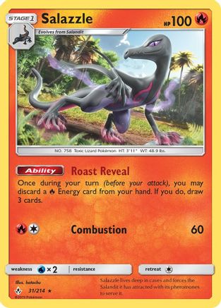 Salazzle (031/214) [SM  Unbroken Bonds] Normal - Rare