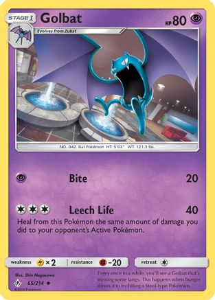 Golbat (65/214) [SM  Unbroken Bonds] Normal - Uncommon