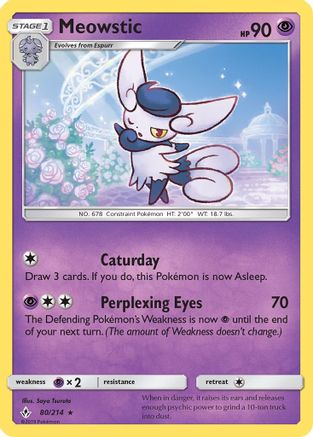 Meowstic (080/214) [SM  Unbroken Bonds] Normal - Rare