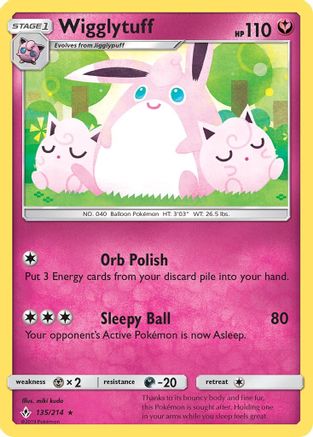 Wigglytuff (135/214) [SM  Unbroken Bonds] Normal - Rare