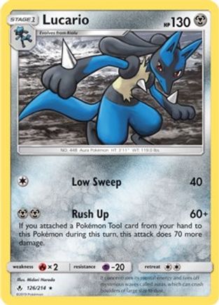 Lucario (SM Unbroken Bonds) (126/214) [Deck Exclusives] Normal - Rare