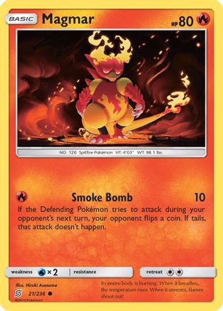 Magmar (021/236) [SM  Unified Minds] Normal - Common