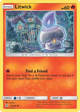 Litwick (028/236) [SM  Unified Minds] Normal - Common