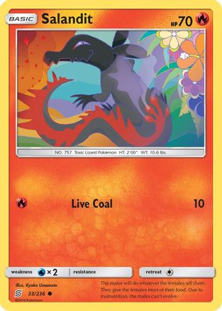 Salandit (033/236) [SM  Unified Minds] Normal - Common