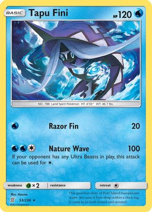 Tapu Fini (053/236) [SM  Unified Minds] Normal - Rare