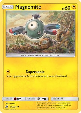 Magnemite (058/236) [SM  Unified Minds] Normal - Common