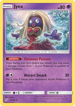 Jynx (076/236) [SM  Unified Minds] Normal - Uncommon