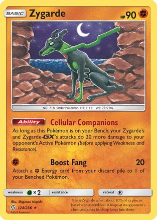 Zygarde (124/236) [SM  Unified Minds] Normal - Rare