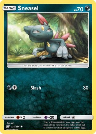 Sneasel (131/236) [SM  Unified Minds] Normal - Common