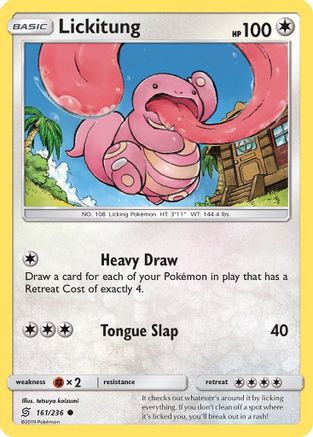Lickitung (161/236) [SM  Unified Minds] Normal - Common