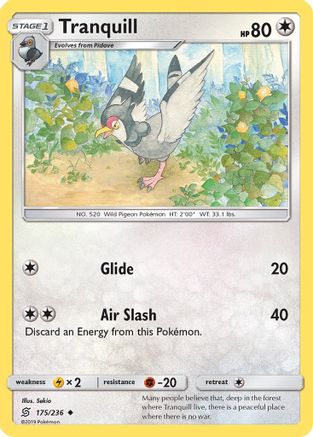 Tranquill (175/236) [SM  Unified Minds] Normal - Uncommon