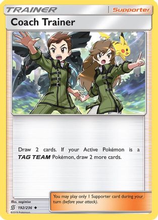 Coach Trainer (192/236) [SM  Unified Minds] Normal - Uncommon