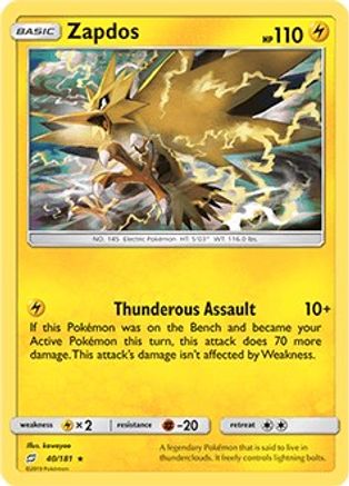 Zapdos (040/181) [Deck Exclusives] Normal - Rare