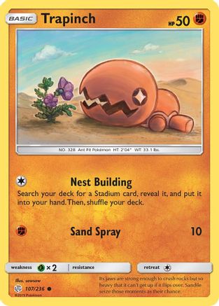 Trapinch (107/236) [SM  Cosmic Eclipse] Normal - Common