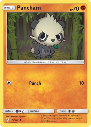 Pancham (119/236) [SM  Cosmic Eclipse] Normal - Common