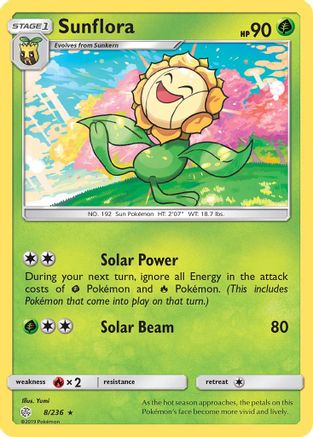 Sunflora (008/236) [SM  Cosmic Eclipse] Normal - Rare