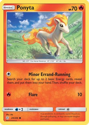 Ponyta (023/236) [SM  Cosmic Eclipse] Normal - Common