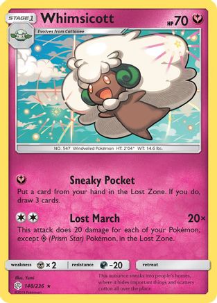 Whimsicott (148/236) [SM  Cosmic Eclipse] Normal - Rare