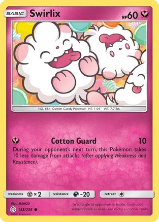 Swirlix (153/236) [SM  Cosmic Eclipse] Normal - Common