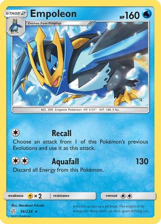 Empoleon (056/236) [SM  Cosmic Eclipse] Normal - Rare