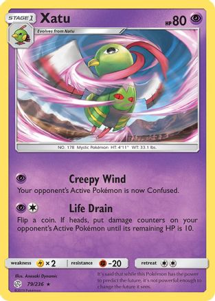 Xatu (79/236) [SM  Cosmic Eclipse] Normal - Rare